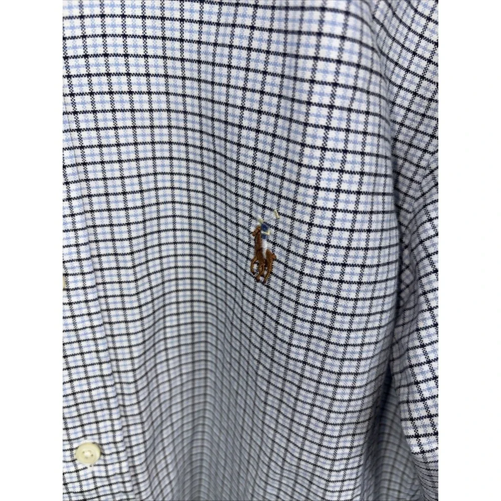 Lot of Two (2) POLO RALPH LAUREN Long Sleeve Button Down Shirts Mens Size Small
